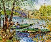 Fishing in the Spring, Vincent Van Gogh